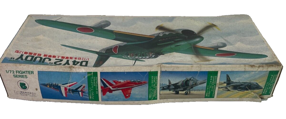 WWII Fujimi D4Y2 Judy Suisei Type12 1/72 IJN Dive Bomber Model Kit Vtg Rare
