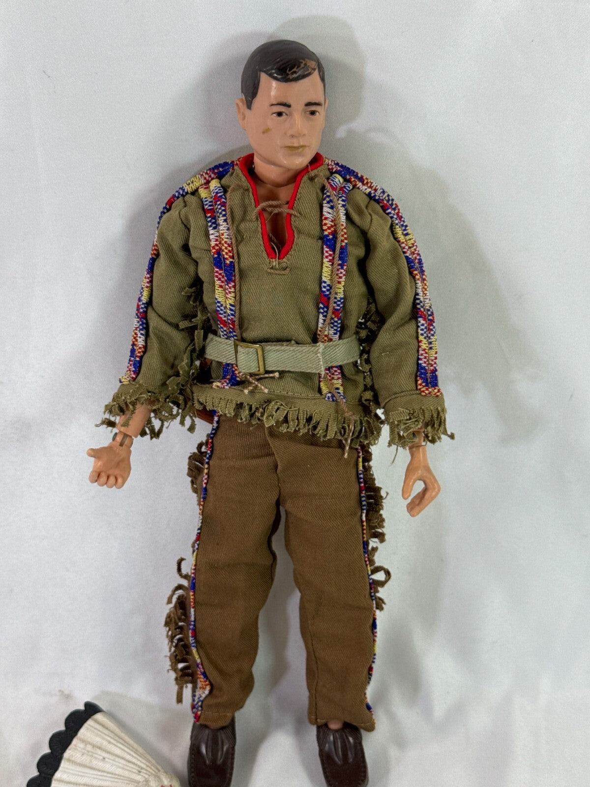 1964 GI Joe 12" Man of Action Scar Face Brown Hair Cotswold Elite Gear Set
