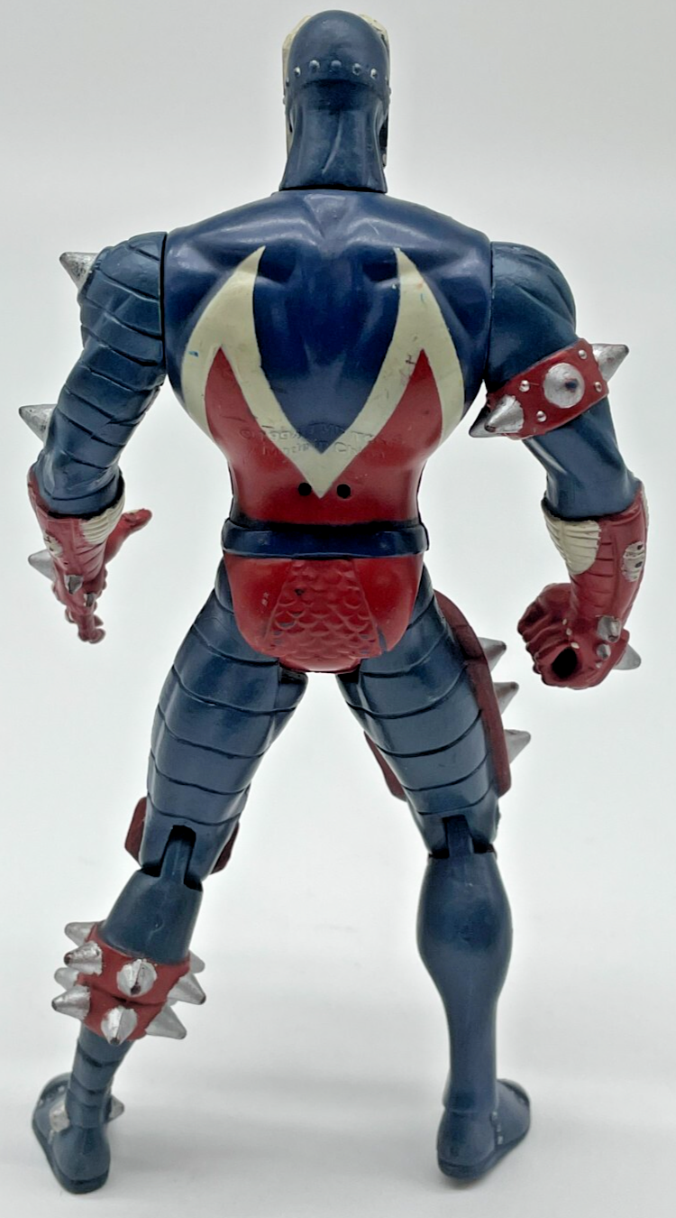 1994 McFarlane Medieval Spawn Series 1 Action Figure Blue Red Spiked Armor