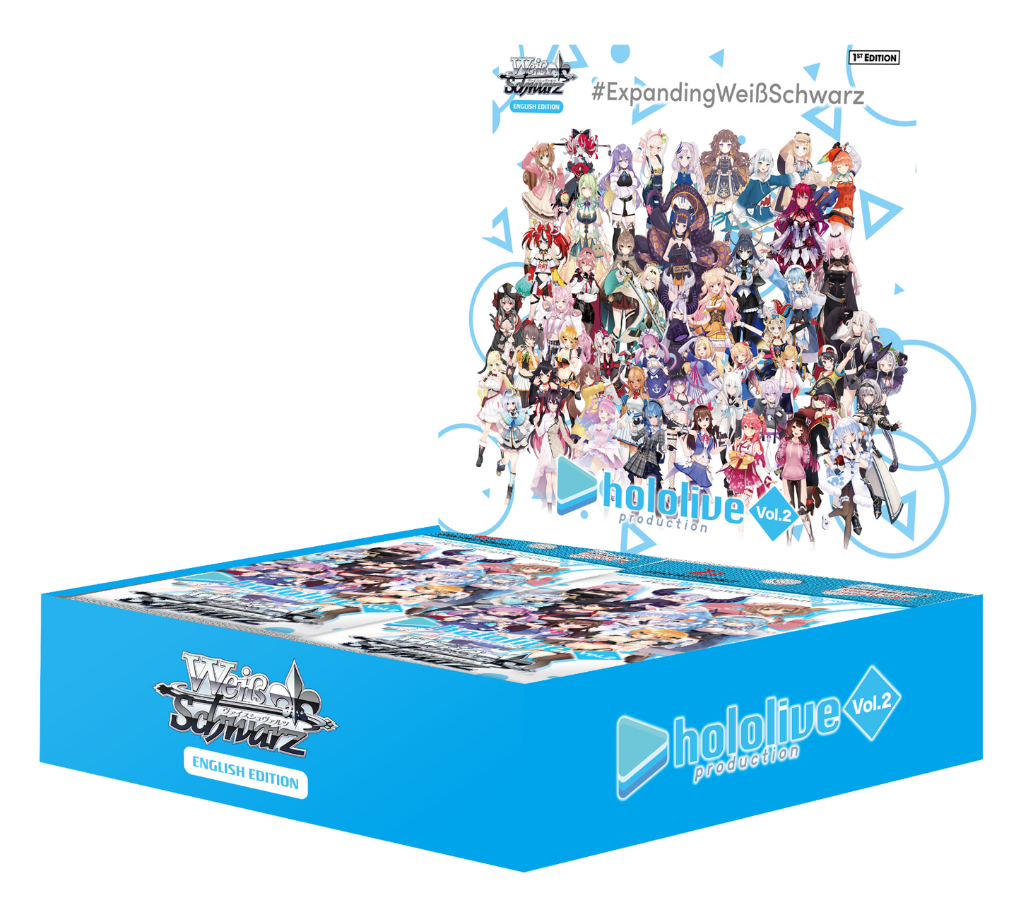 Weiss Schwarz Hololive Vol 2 Booster Box English 1st Ed Sealed TCG SSP SP SR HTF