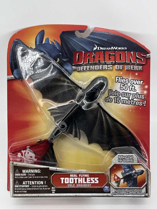Dreamworks Dragons Defenders Of Berk Real Flying Toothless Figure Spin Master