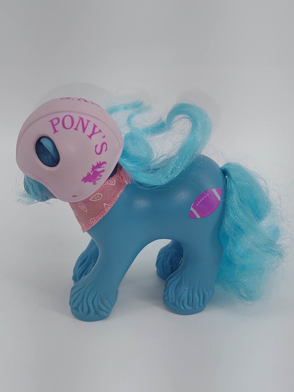My Little Pony G1 Quarterback 1987 Blue Boy Football