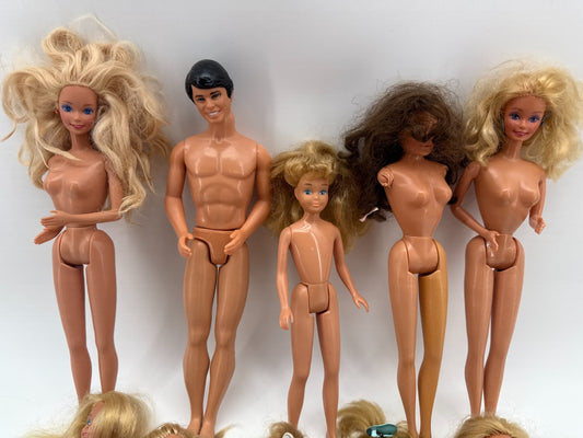 Vintage Barbie Doll Lot Mattel 1966 1967 1968 Ken Bundle Parts Repair TLC