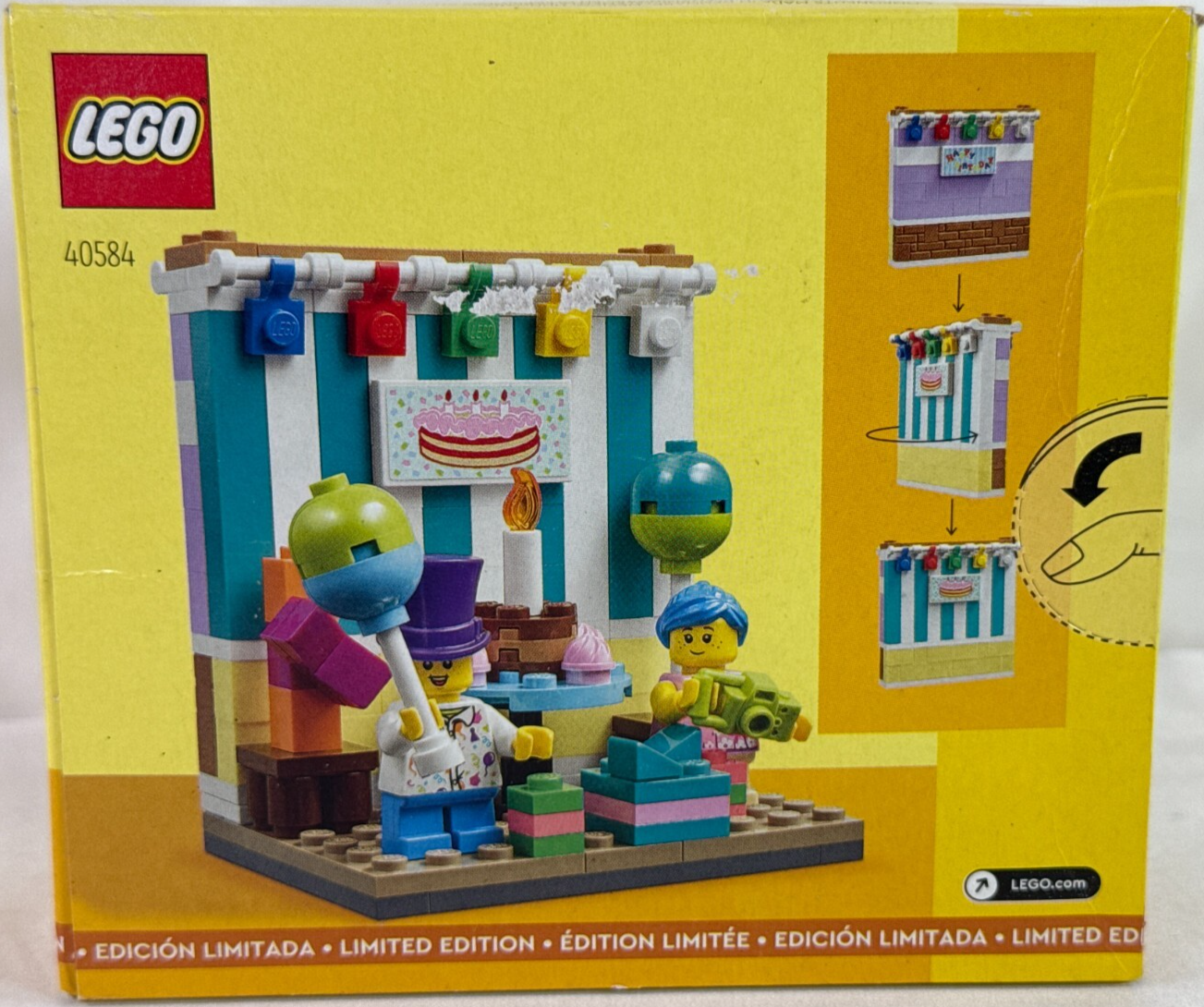 LEGO 40584 Birthday Diorama VIP Exclusive Set 157pcs Cake Balloons Minifigs NEW