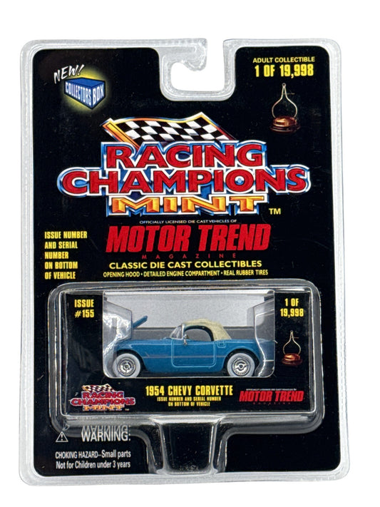 Vintage Racing Champions Mint 1954 Chevy Corvette Die Cast Car Motor Trend New