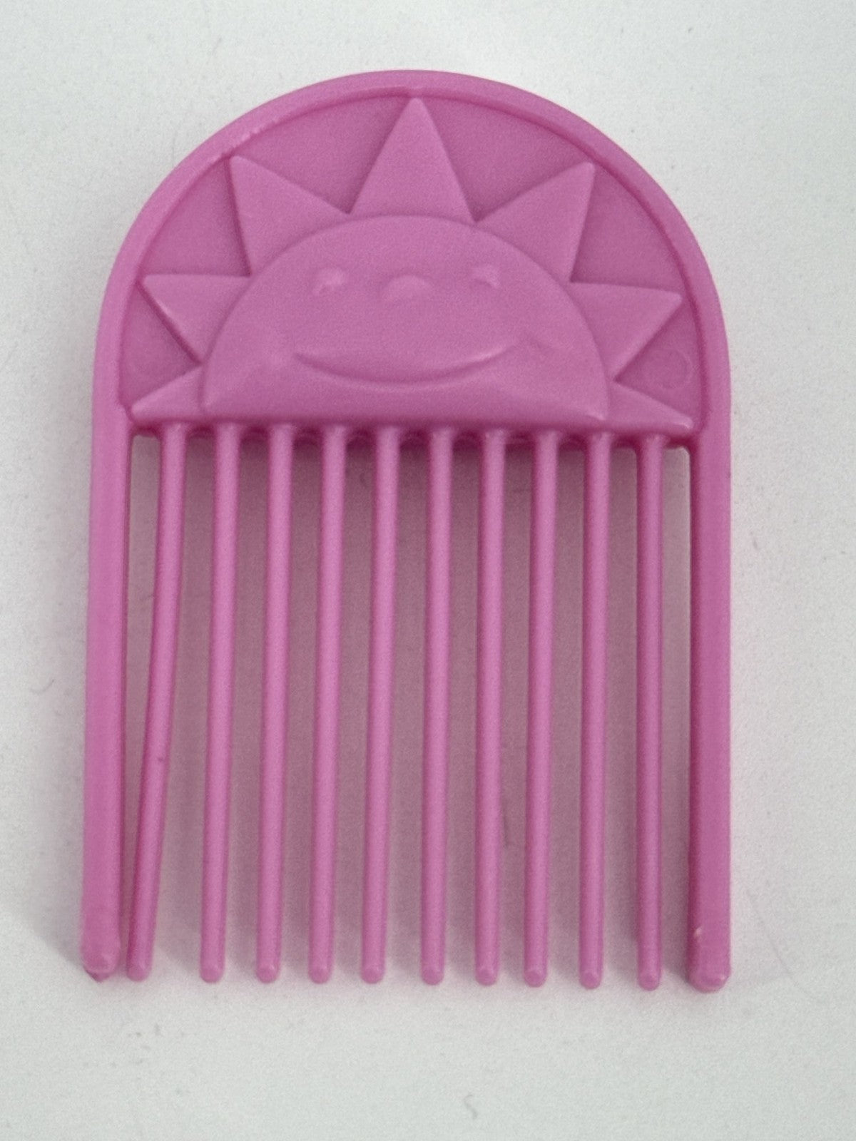 MLP G1 Pink Sun Pick Comb 1980s Hasbro