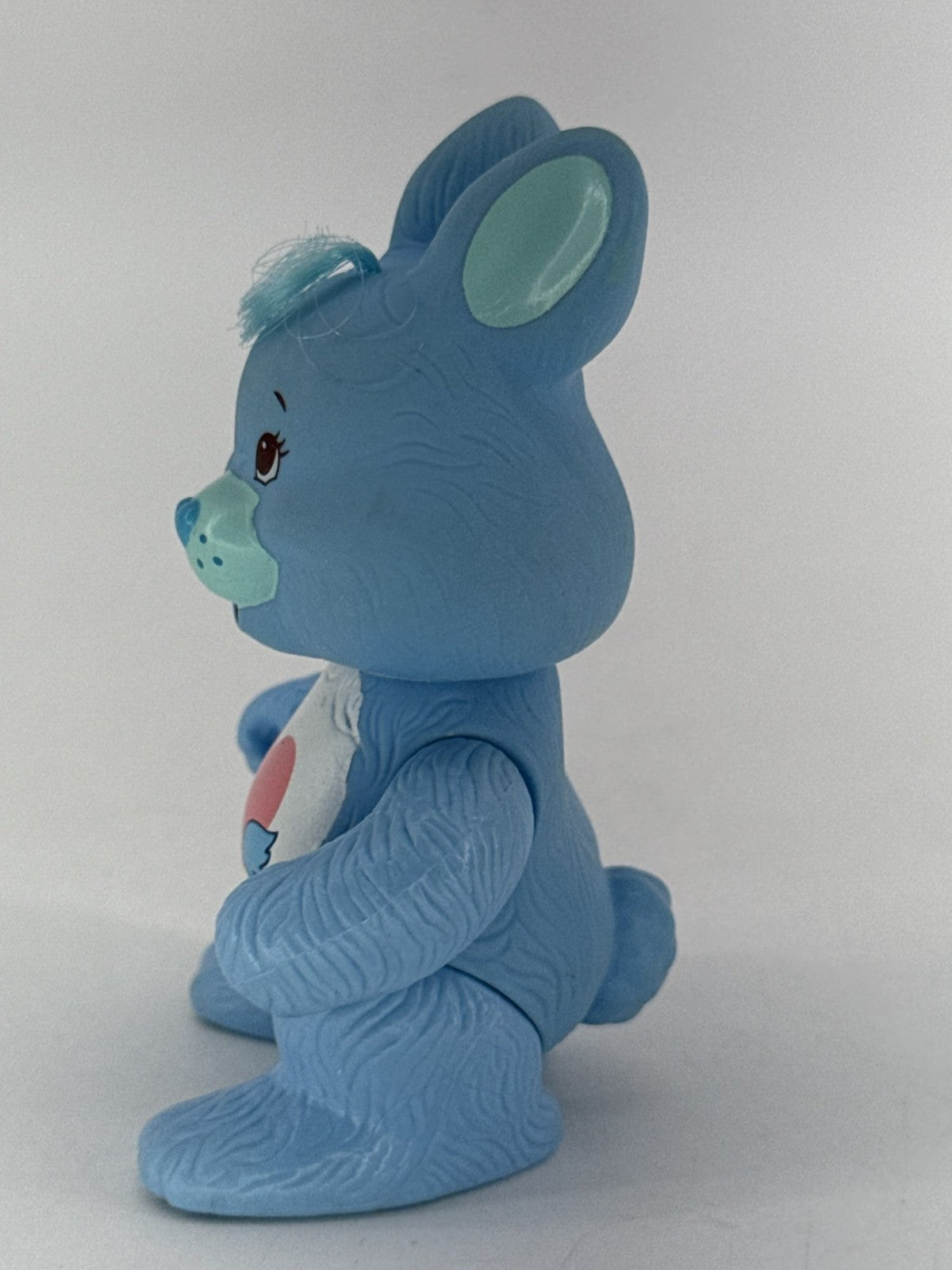 1985 Kenner Care Bear Swift Heart Rabbit Blue Figure