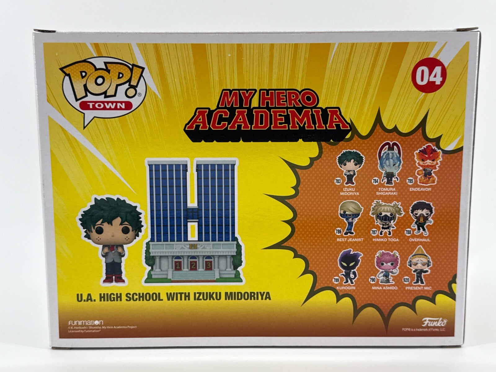 Funko Pop Town My Hero Academia 04 U.A. High School w/ Izuku Midoriya MHA Vinyl