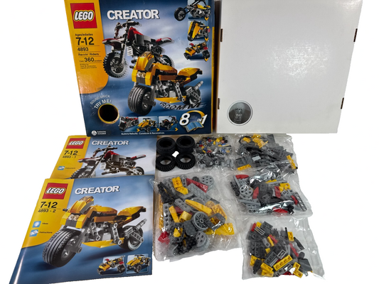 LEGO Creator 4893 Revvin' Riders Motorcycle Chopper 8in1 Sound Brick 360pcs Seal