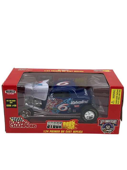 Vintage NASCAR Racing Champions Stock Rods 1933 Ford Coupe 1:24 Die Cast Car 90s