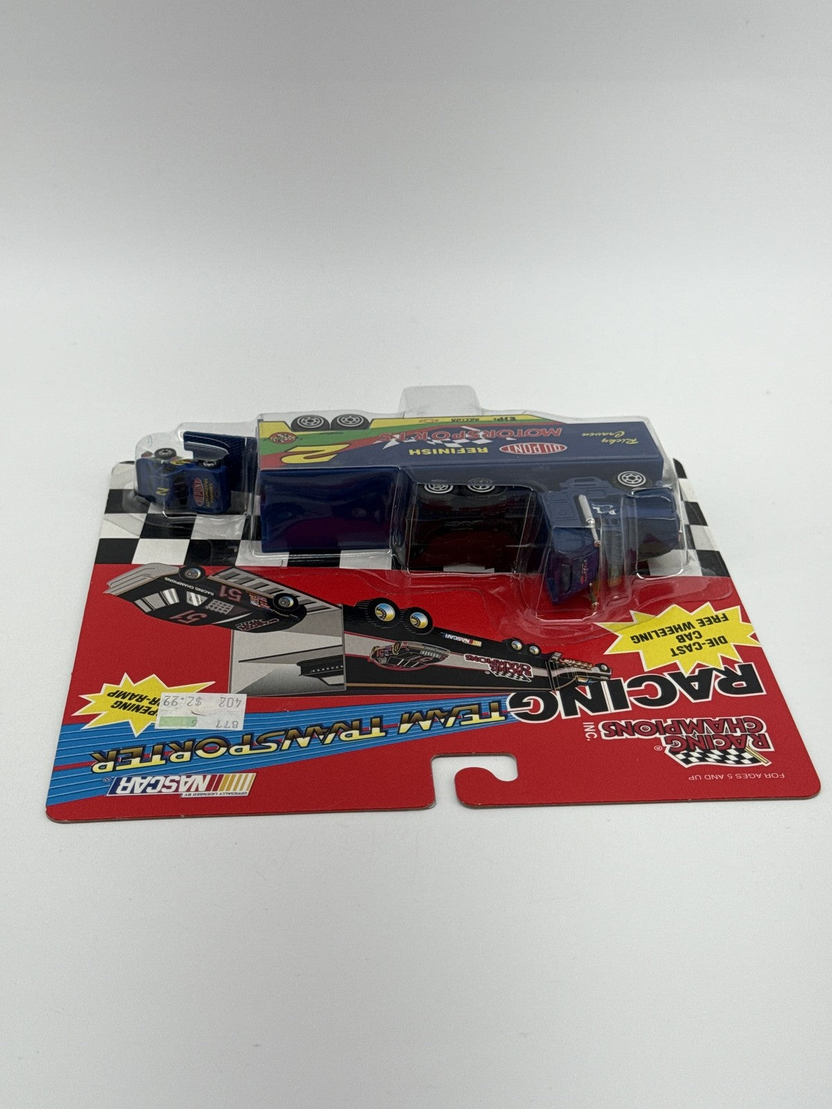 Vintage 1994 Racing Champions NASCAR Team Transporter Ricky Craven DuPont New