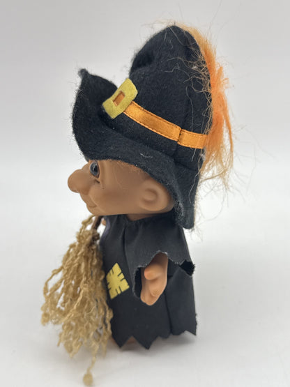 RUSS Halloween Witch Doll 4 Inch Black Plastic Vintage Troll Collectible China