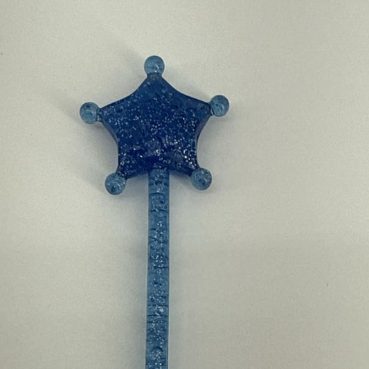 MLP G1 Royal Blue Glitter Star Wand