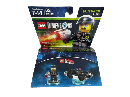 LEGO Dimensions Bad Cop Fun Pack 71213 - 62 Pcs w/ Police Car New Sealed minifig