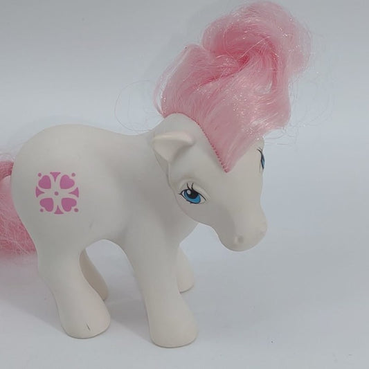 1983 My Little Pony G1 Sundance White Pink Hearts Hasbro MLP Figure