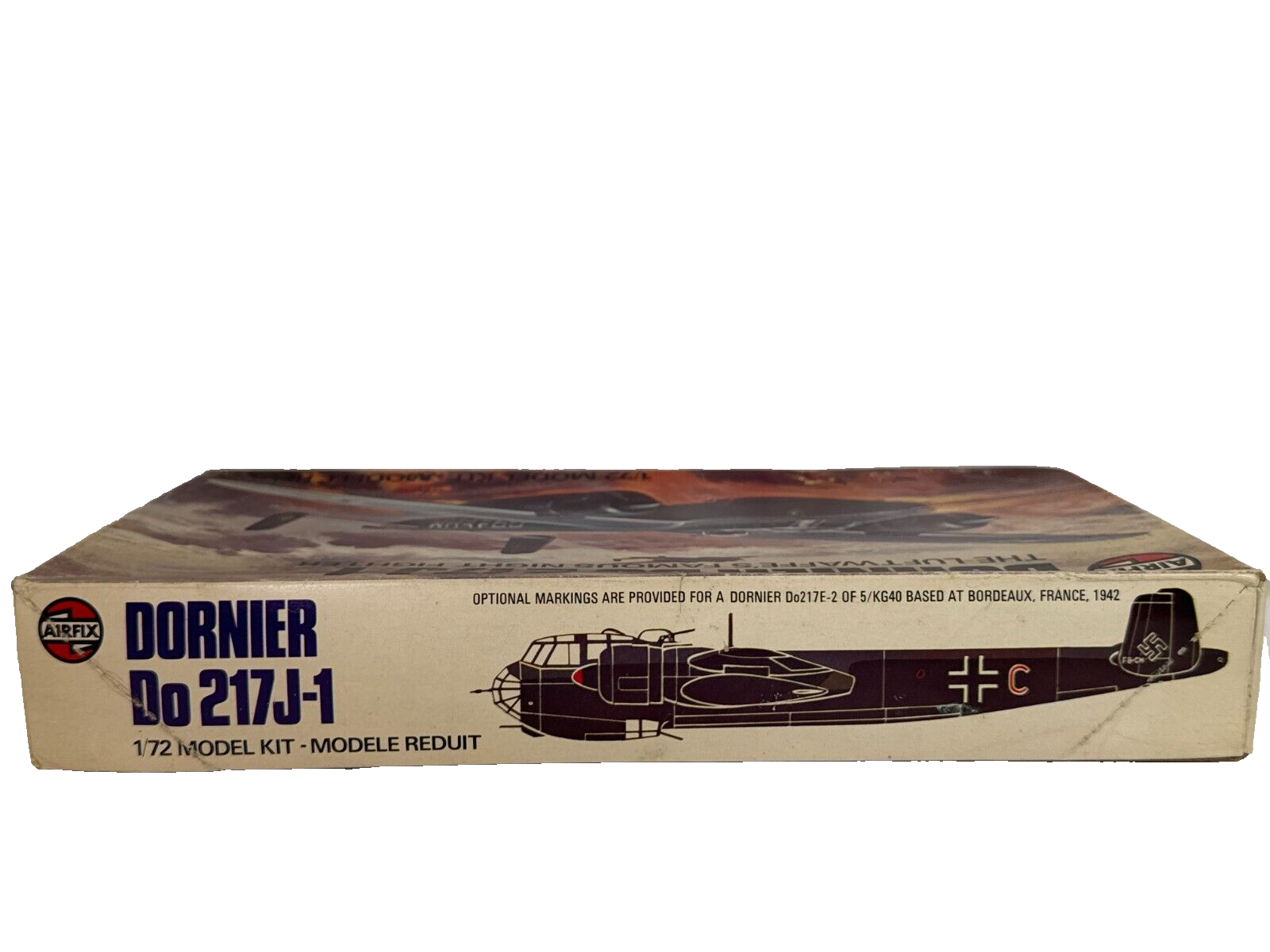 Airfix Dornier Do 217J-1 1/72 WWII Night Fighter Kit #04020-6 Complete Vintage