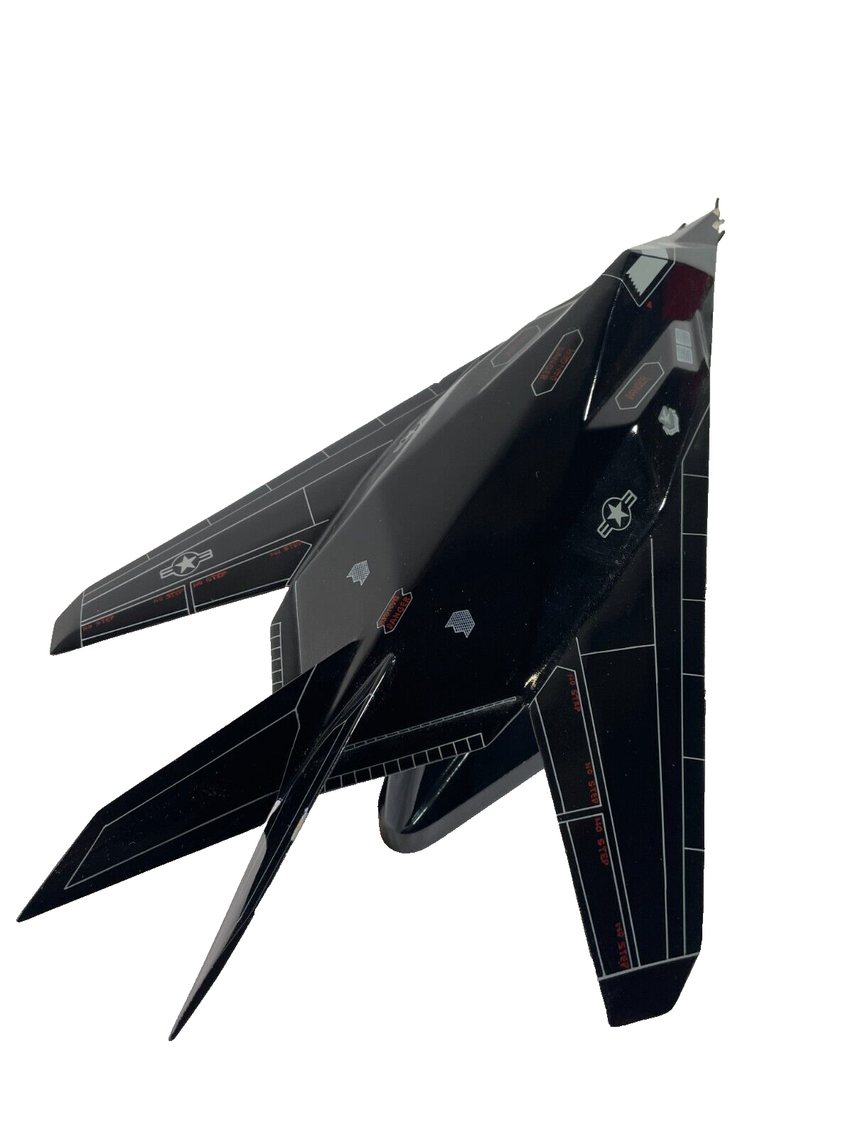 F-117 Stealth Fighter Jet Model 1/50 Scale Black Display Collectible