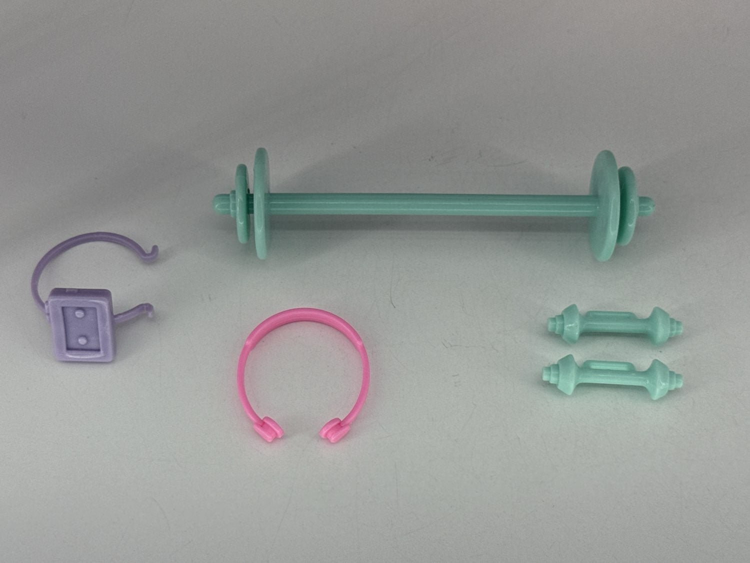 Barbie All Stars Home Gym Playset Mattel 1989 #7440 Box & Accs