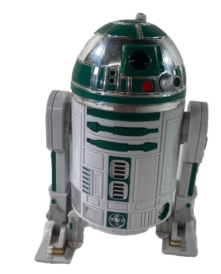 Vintage 1997 Hasbro Star Wars R2-D2 7" Droid Action Figure Green Variant Kenner