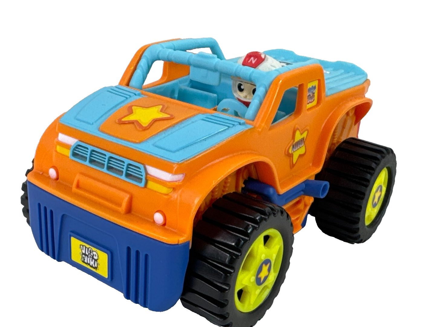 Vlad & Niki Shake 'Ems Monster Truck Orange Blue Lights Sounds Works 2710