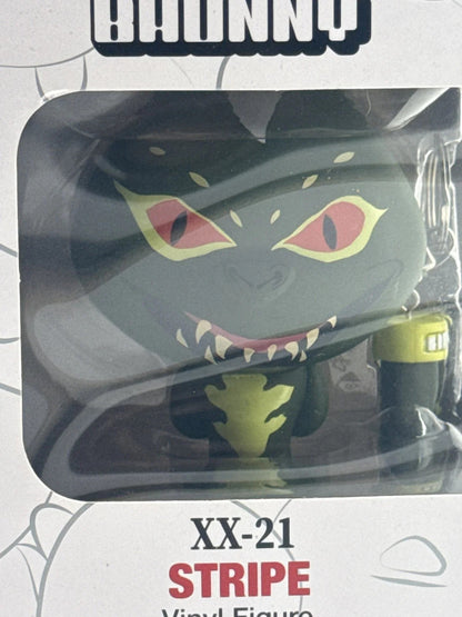Kidrobot Bhunny GREMLINS Stripe XX-21 Vinyl Figure Keychain 2021 NIB Damaged Box