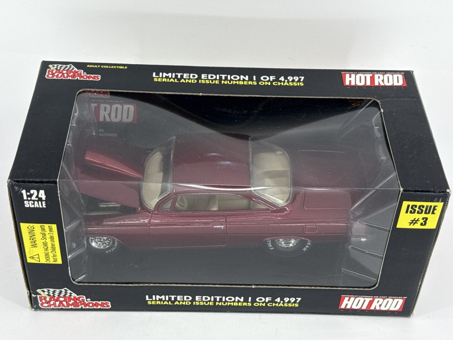 Racing Champions 1962 Chevy Impala Hot Rod Issue #3 1:24 Diecast Limited 4,997