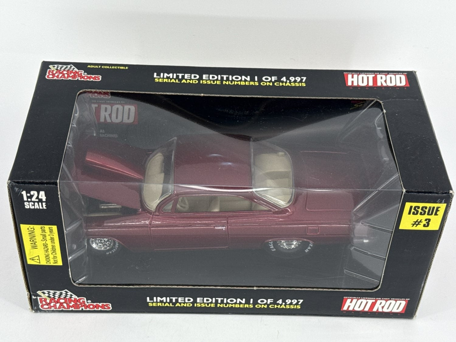 Racing Champions 1962 Chevy Impala Hot Rod Issue #3 1:24 Diecast Limited 4,997