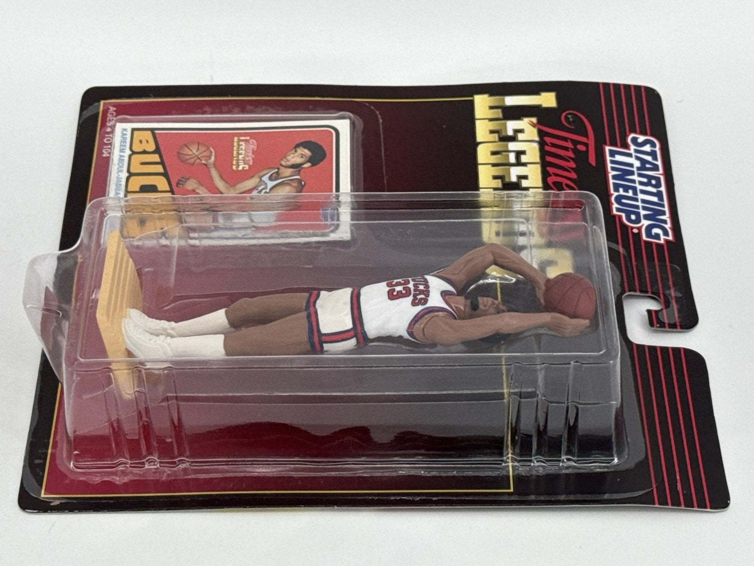 1995 Starting Lineup Timeless Legends Kareem Abdul-Jabbar Bucks NBA SLU Figure