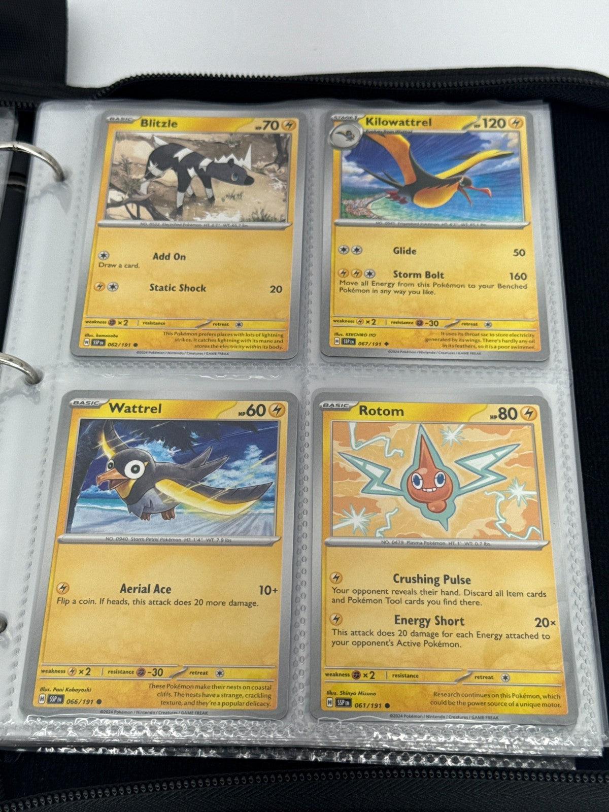 Pokémon Mewtwo Binder Lot 100+ Mixed Type Cards Grass Electric Psychic Bundle