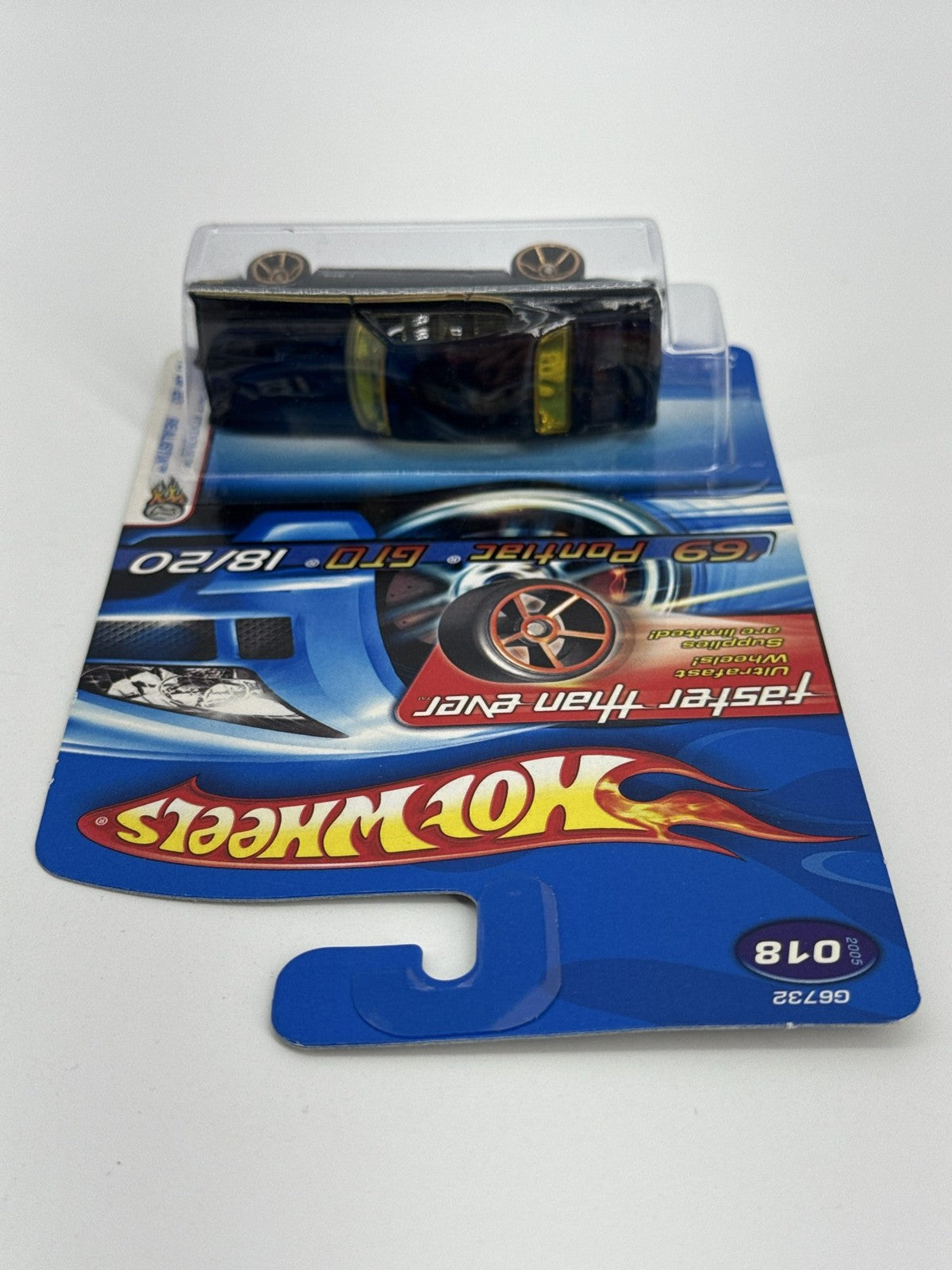 HW 2005 First Editions '69 Pontiac GTO Realistix Black 18/20 G6732