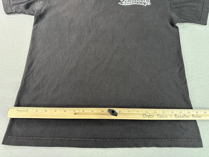 Long Beach Clothing Brewing Logo Graphic Tee M Black Cotton Regular Fit 100