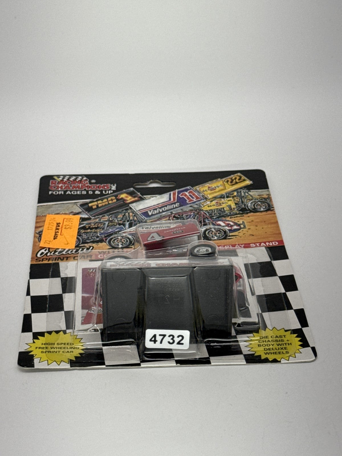 1993 Racing Champions Bobby Davis Jr #4 Outlaw Sprint Car 1:64 Diecast w/ Card