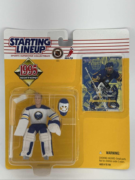 1995 Kenner Starting Lineup NHL Dominik Hasek Buffalo Sabres Figure w/Card