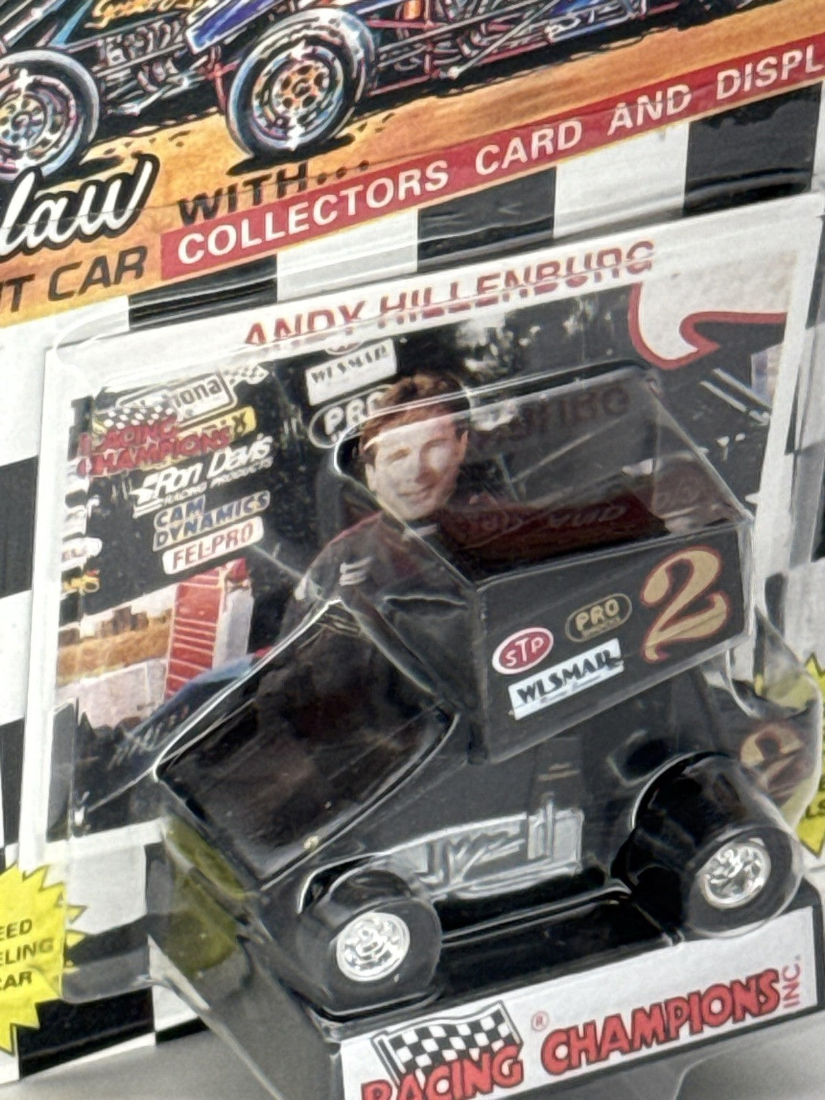 1993 Racing Champions Outlaw Sprint Car #2 Andy Hillenburg 1:64 Diecast NIP