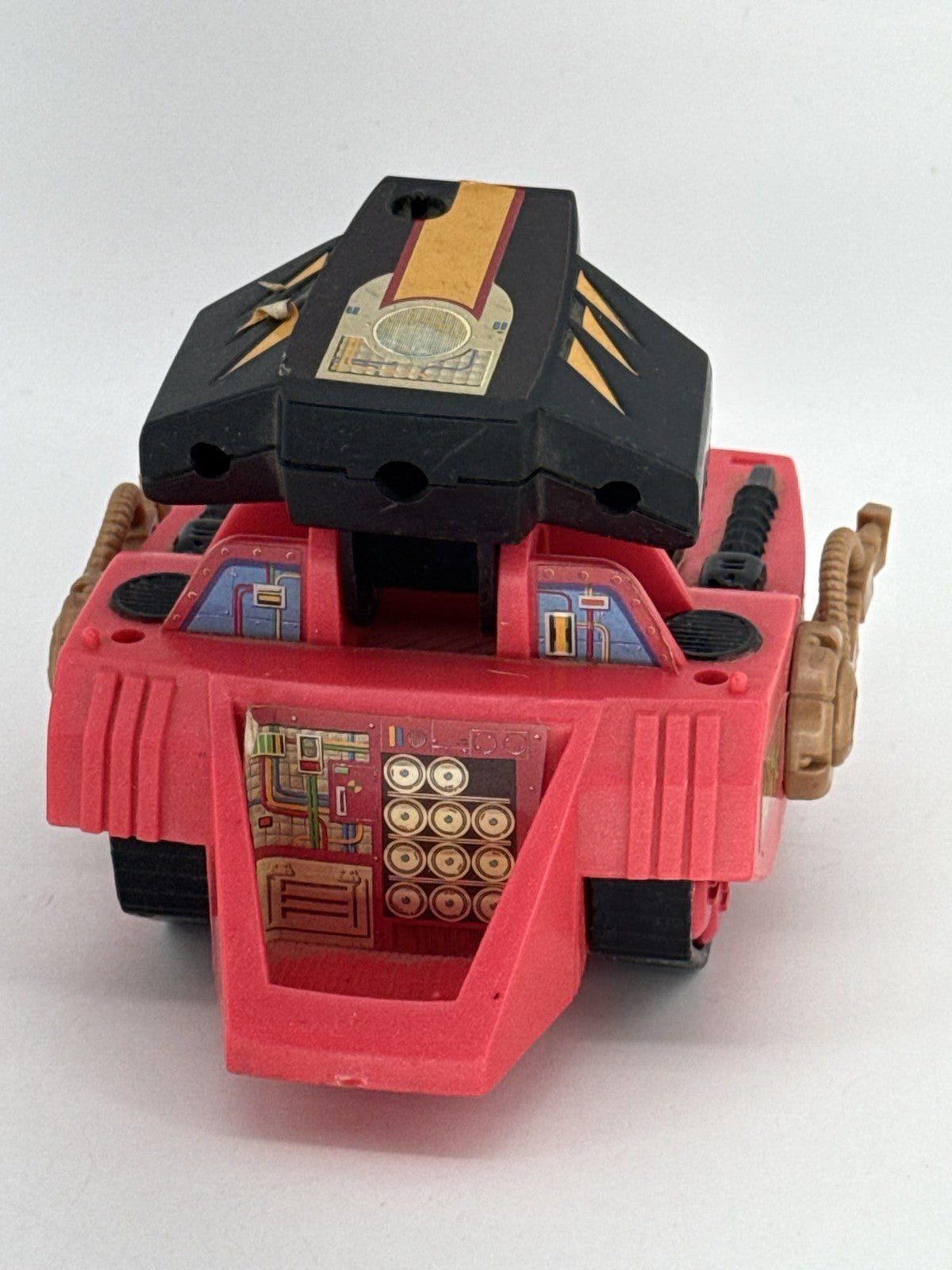 Vintage 1993 Galoob Z-Bots D-Mobilize Thunderizer Micro Machines Tank Red