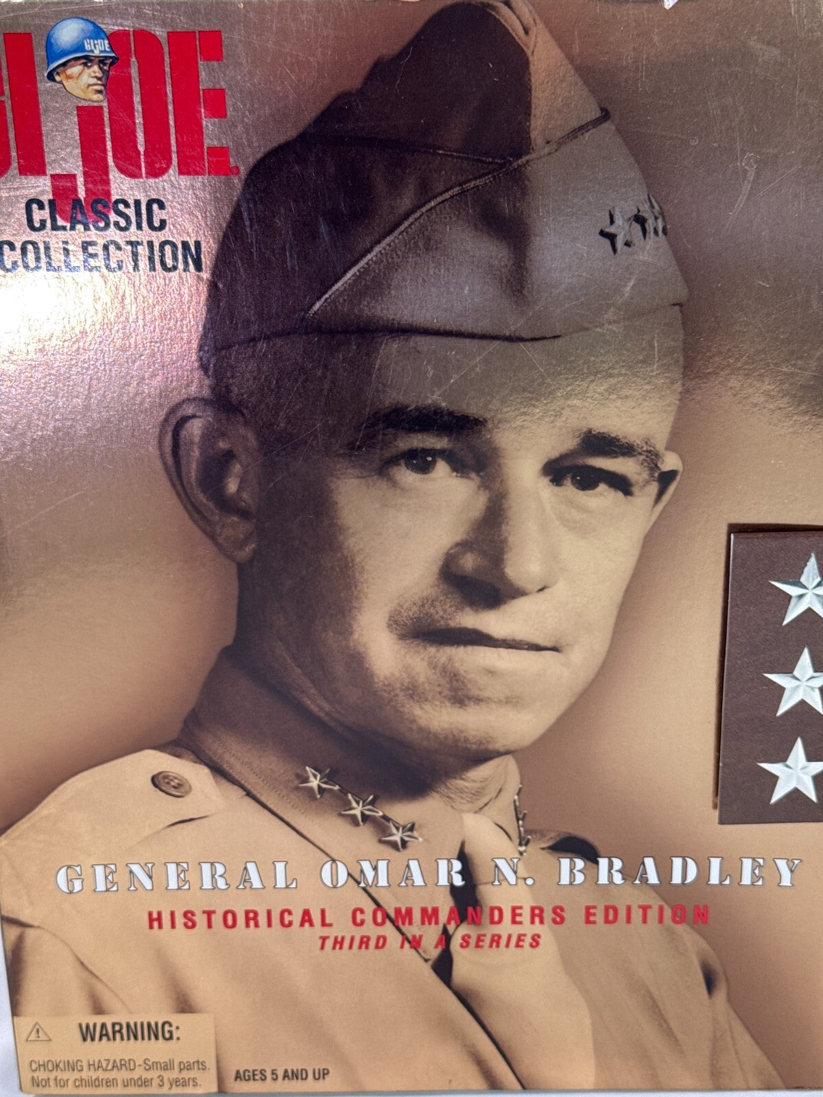GI Joe 12” General Omar Bradley 1998 Hasbro Classic Collection WWII Figure Boxed