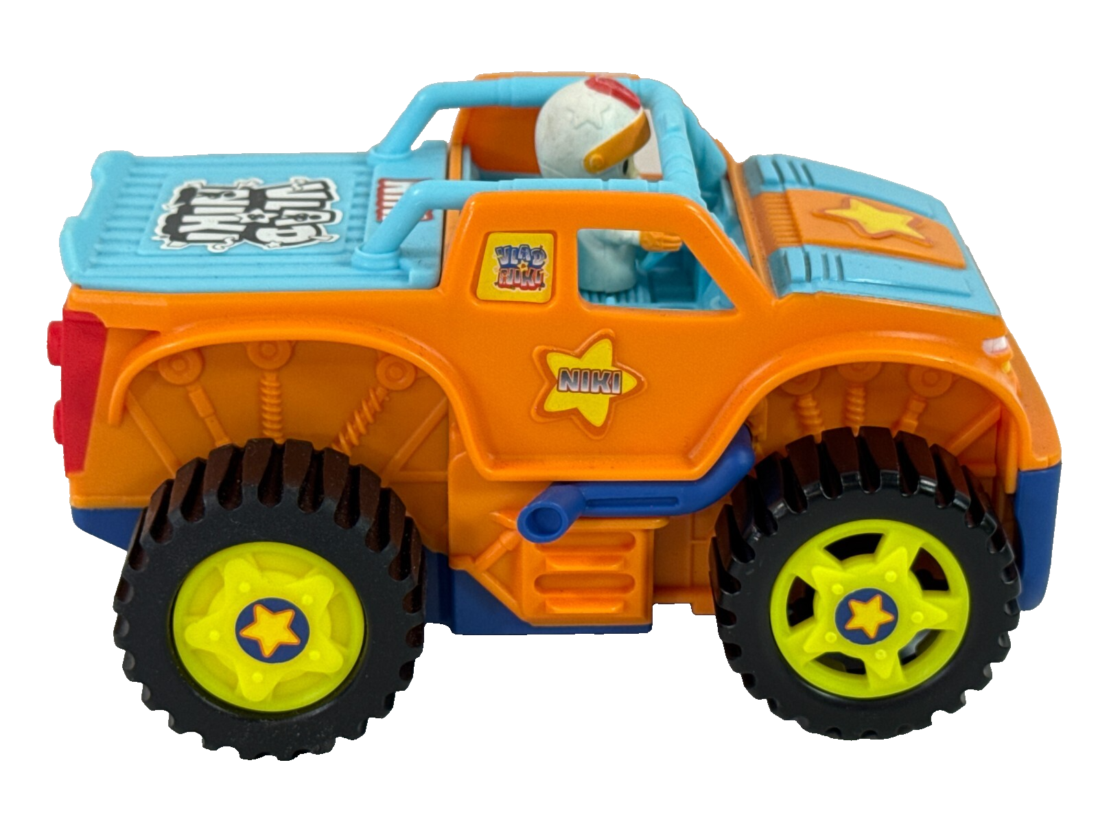 Vlad & Niki Shake 'Ems Monster Truck Orange Blue Lights Sounds Works 2710