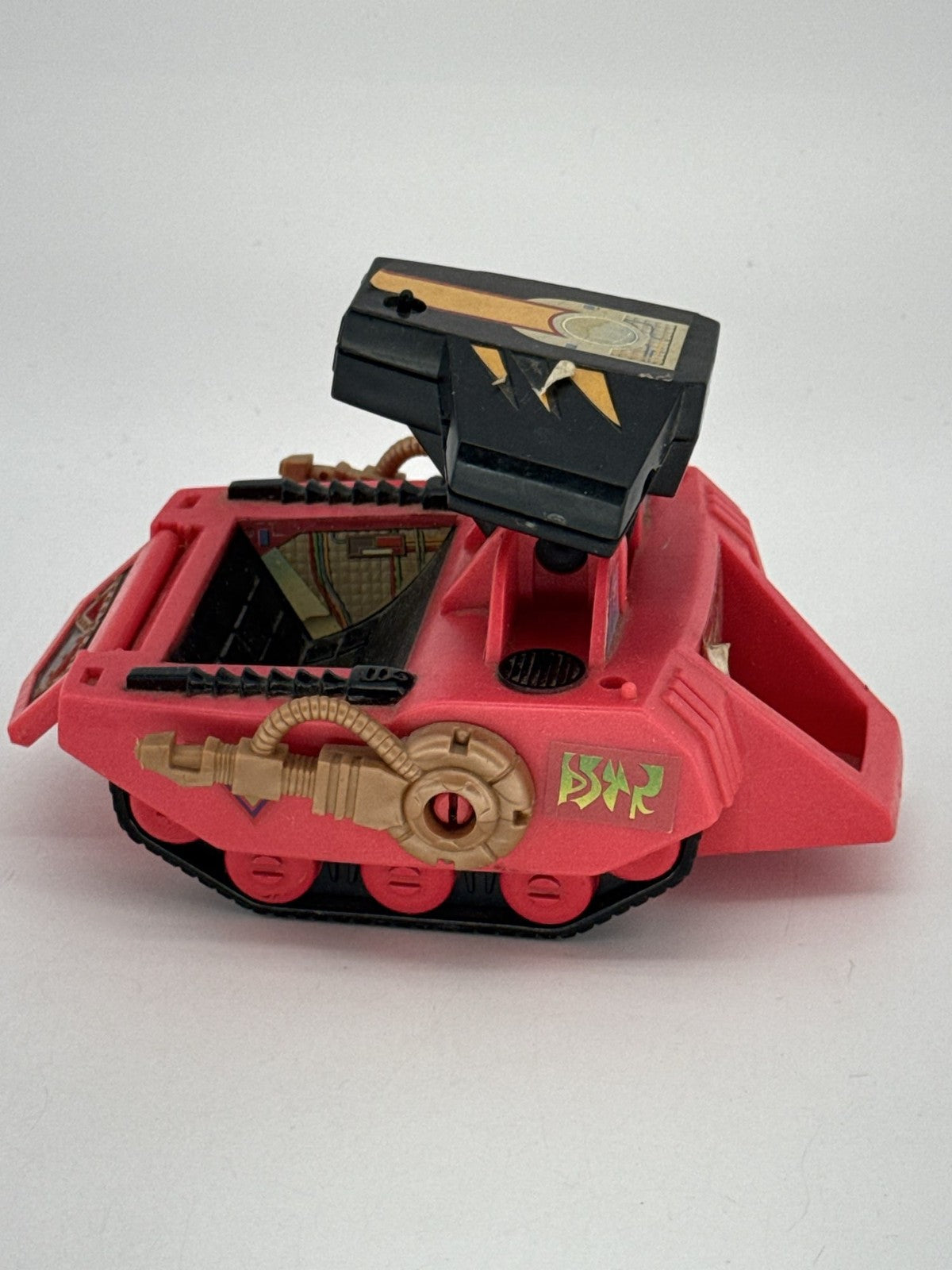 Vintage 1993 Galoob Z-Bots D-Mobilize Thunderizer Micro Machines Tank Red