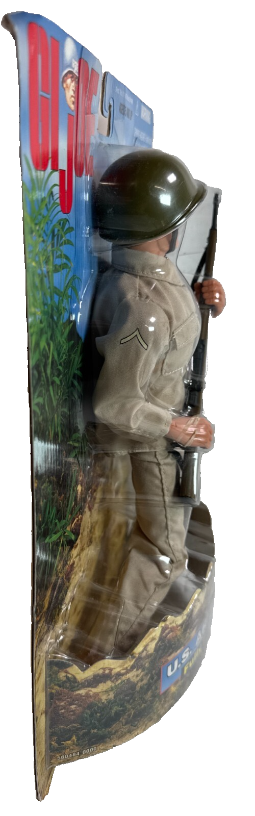 Hasbro GI Joe 12" US Army Pacific 1998 WWII Action Figure Rifle Helmet Sealed NO