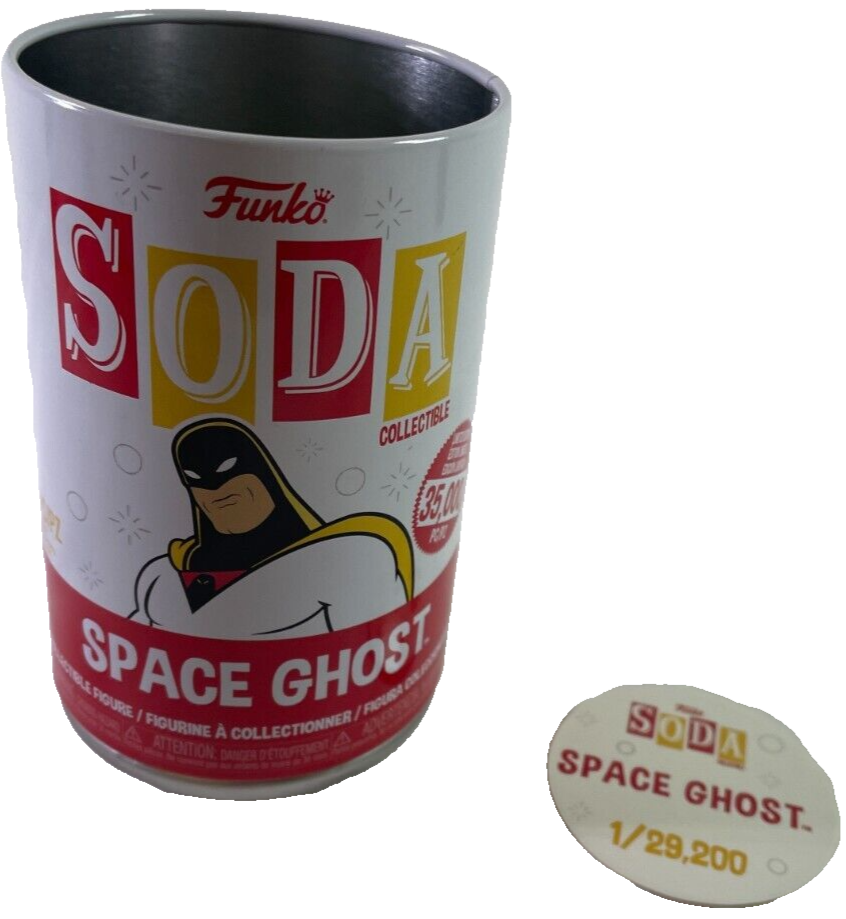 Funko Vinyl Soda Space Ghost 2023 Common Figure Sealed Inside Open Can