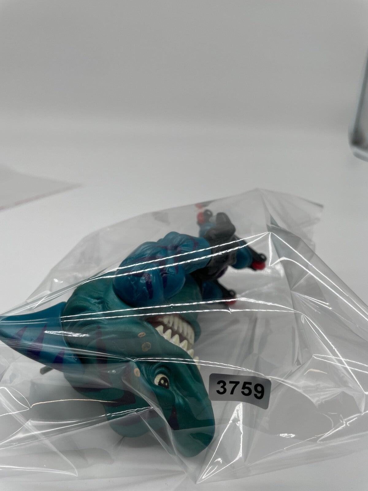 1995 Street Sharks Blades Figure Series 2 Mattel Metallic Blue Roller Skates