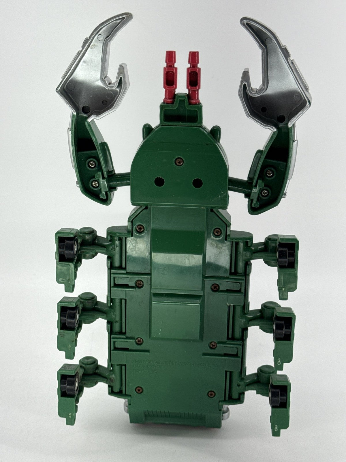 VTG 1994 Marvel Spider-Man TAS Scorpion Tri-Slayer Vehicle Toy Biz Green