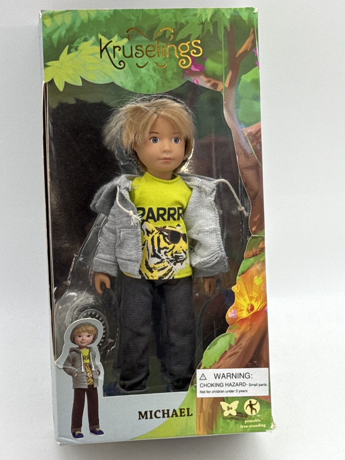 Käthe Kruse Michael Doll Multicolor Inch Plastic Poseable Unisex Children NRFB