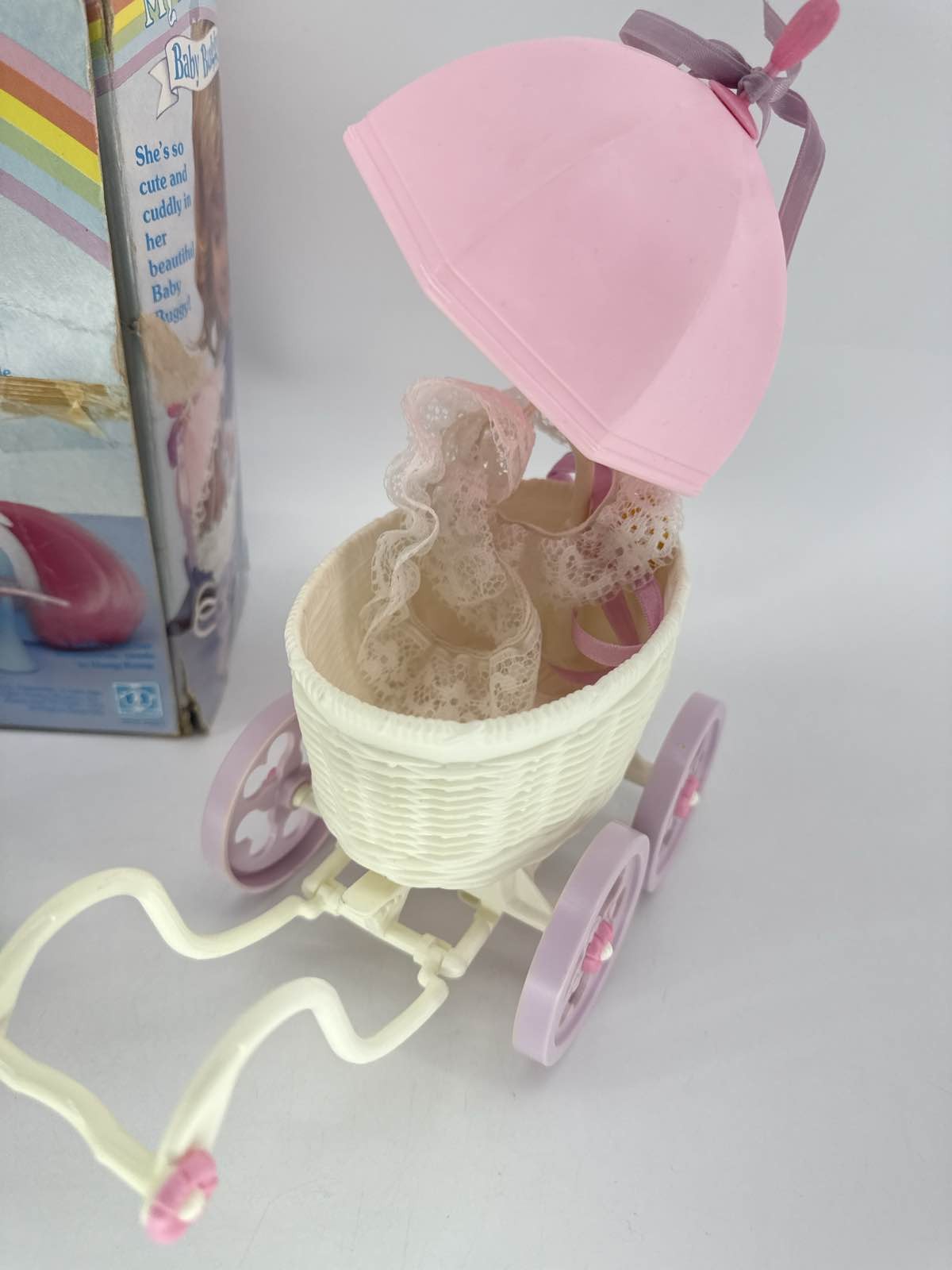1985 My Little Pony G1 Baby Buggy Playset Cuddles Box Accs Hasbro