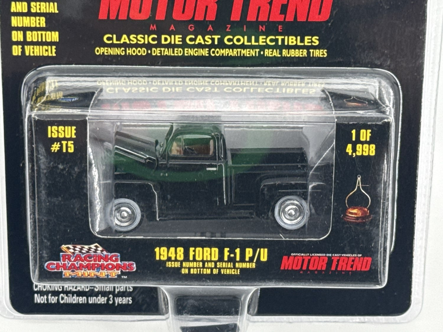 Racing Champions 1948 Ford F-1 P/U Black #T5 4998