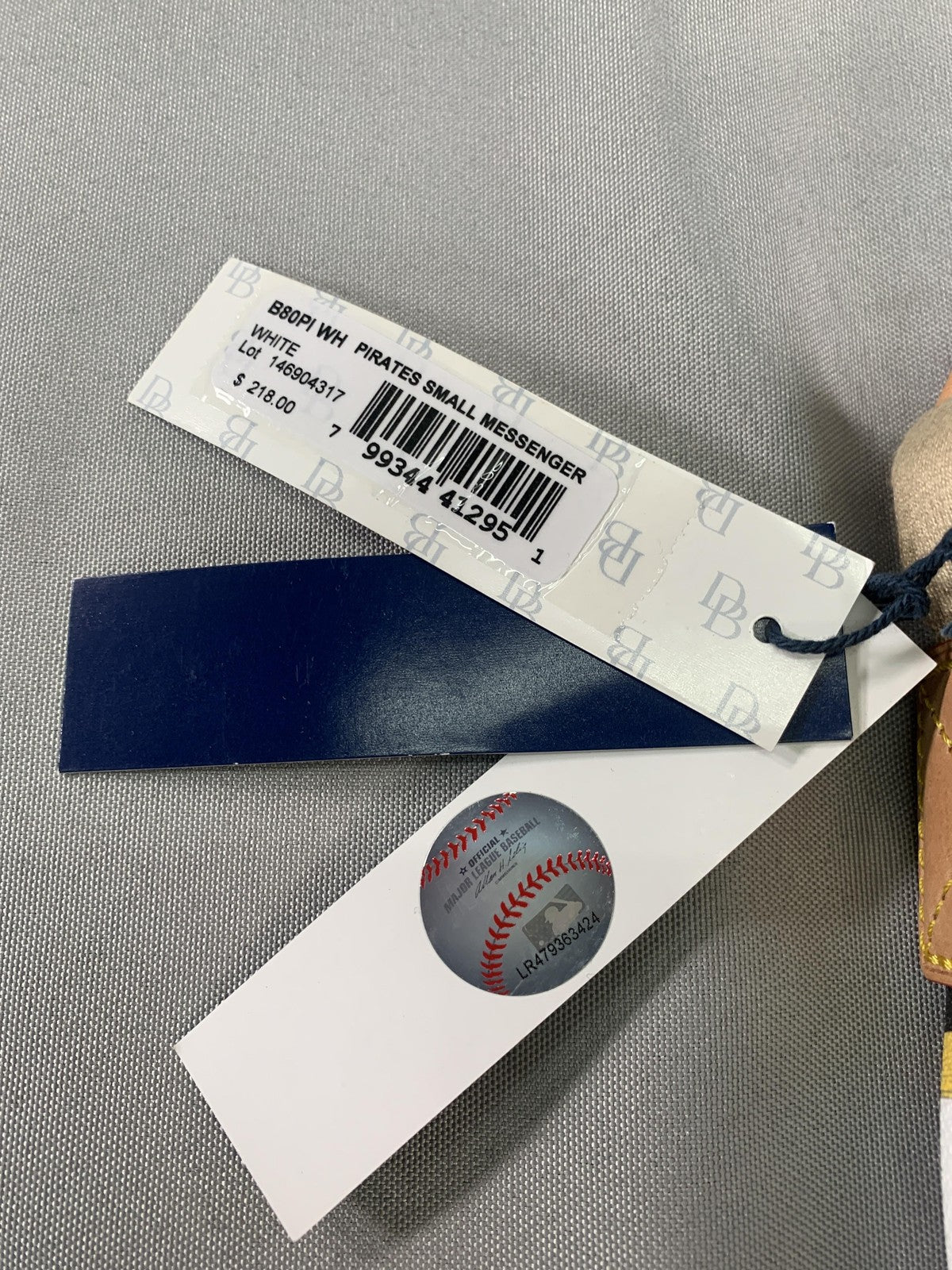 Pittsburgh Pirates Bag Womens One Size White MLB Baseball Dooney & Bourke