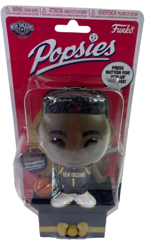 Funko Popsies Zion Williamson New Orleans Pelicans NBA Pop-Up Figure 🔥
