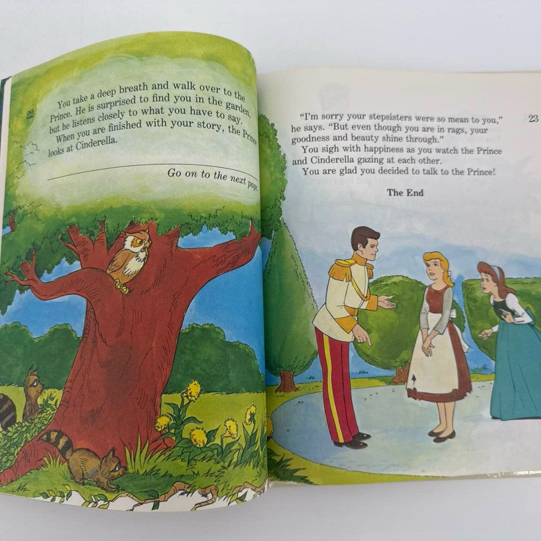 Disney Cinderella's Magic Adventure Book 1985