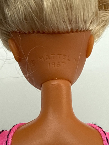 Vintage Barbie Doll Lot 1966 1987 Mattel Skipper Clothes Blonde Blue Eyes