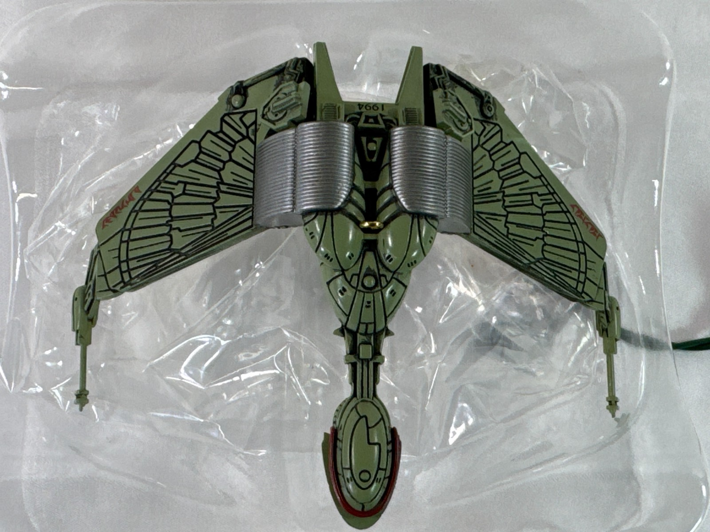 1994 Hallmark Keepsake Magic Star Trek Klingon Bird of Prey Ornament w/ Box